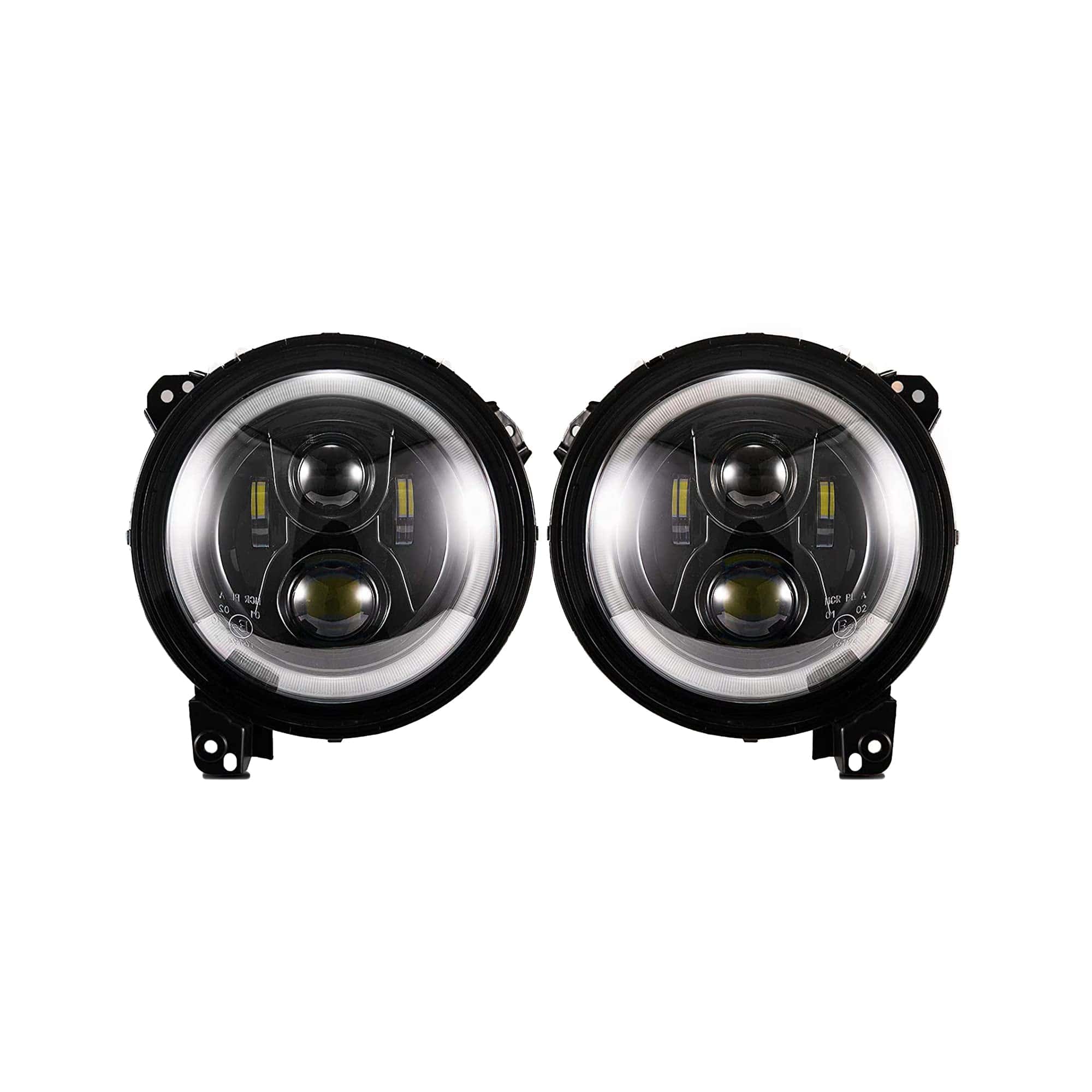 Faros LED de 9 pulgadas para Jeep Wrangler JL 2018-2023 con