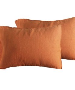 Set de 2 Fundas de Almohada de Lino Orgánico 100% SÍMBOLO