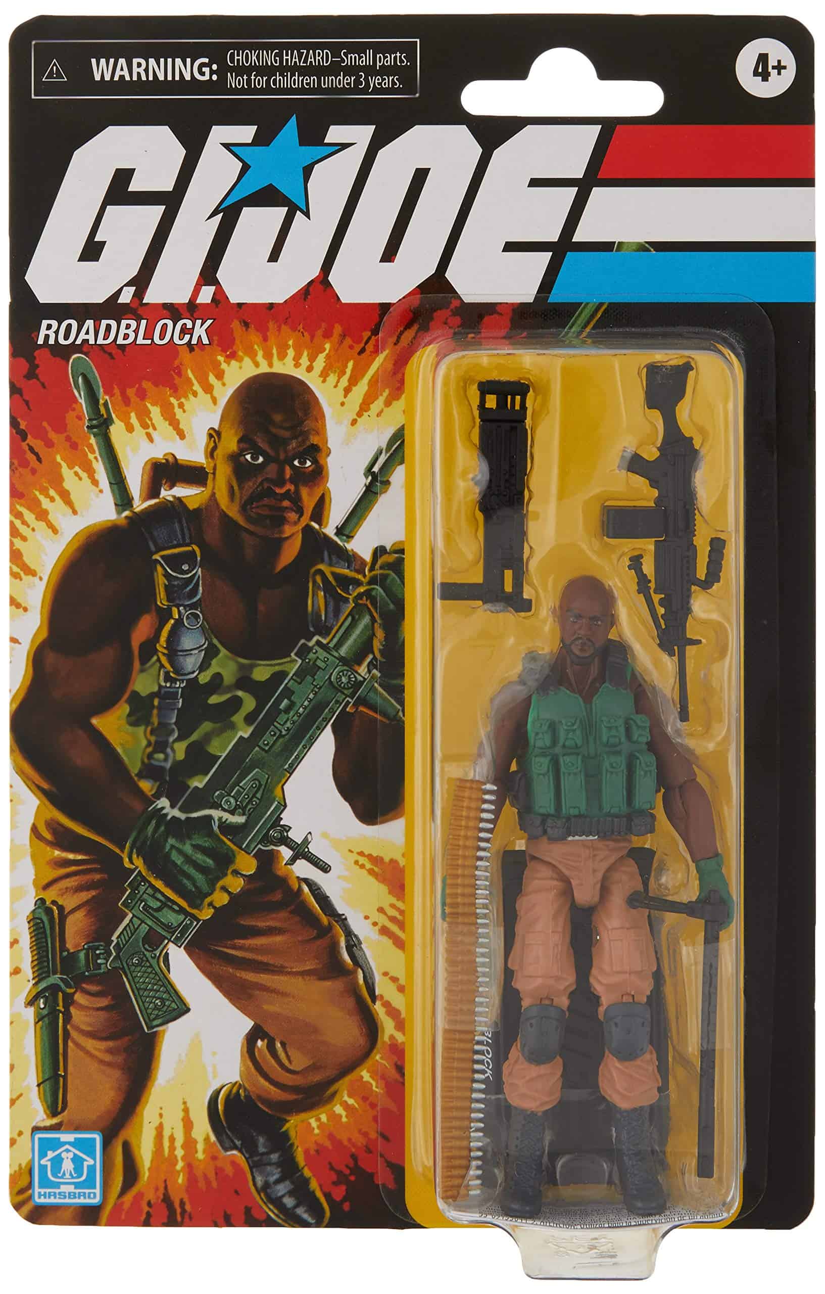 Figura de Acción G.I.Joe Roadblock de Hasbro 10 cm