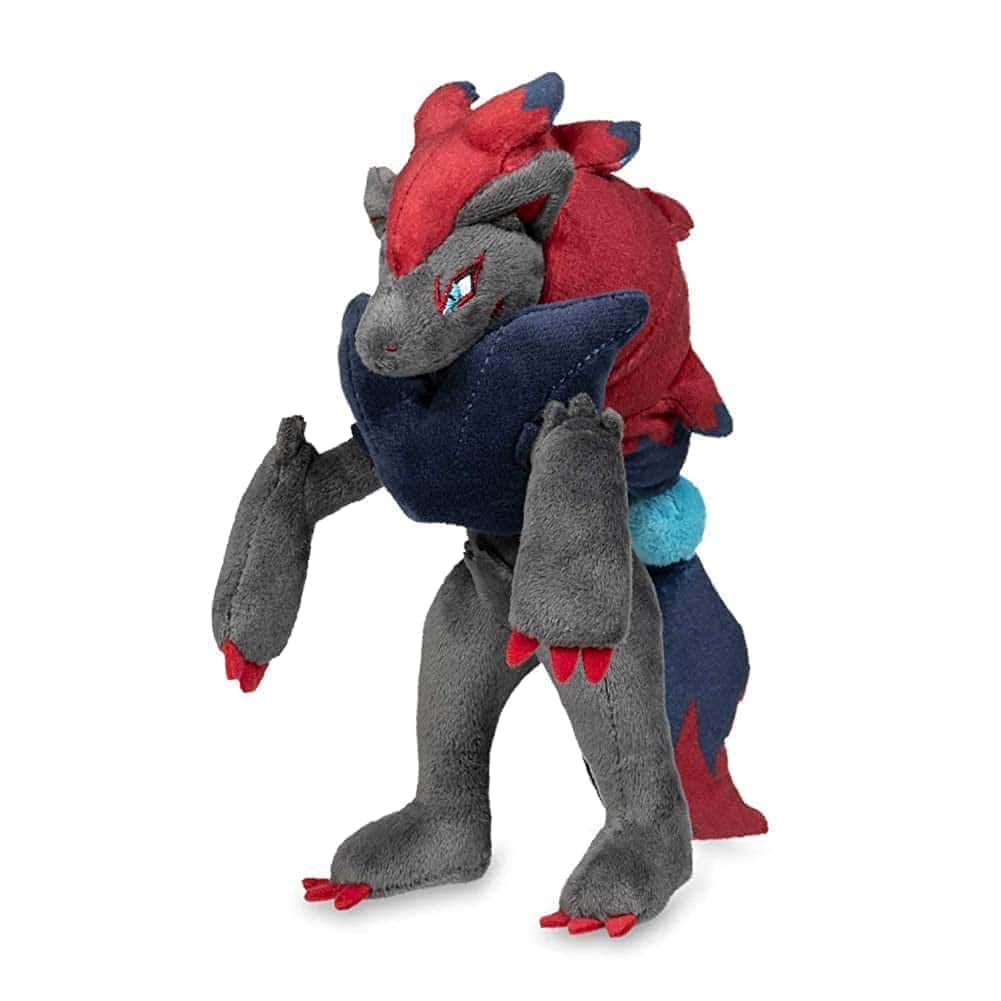 Peluche Posable Pokémon Center: Zoroark, 8 Pulgadas
