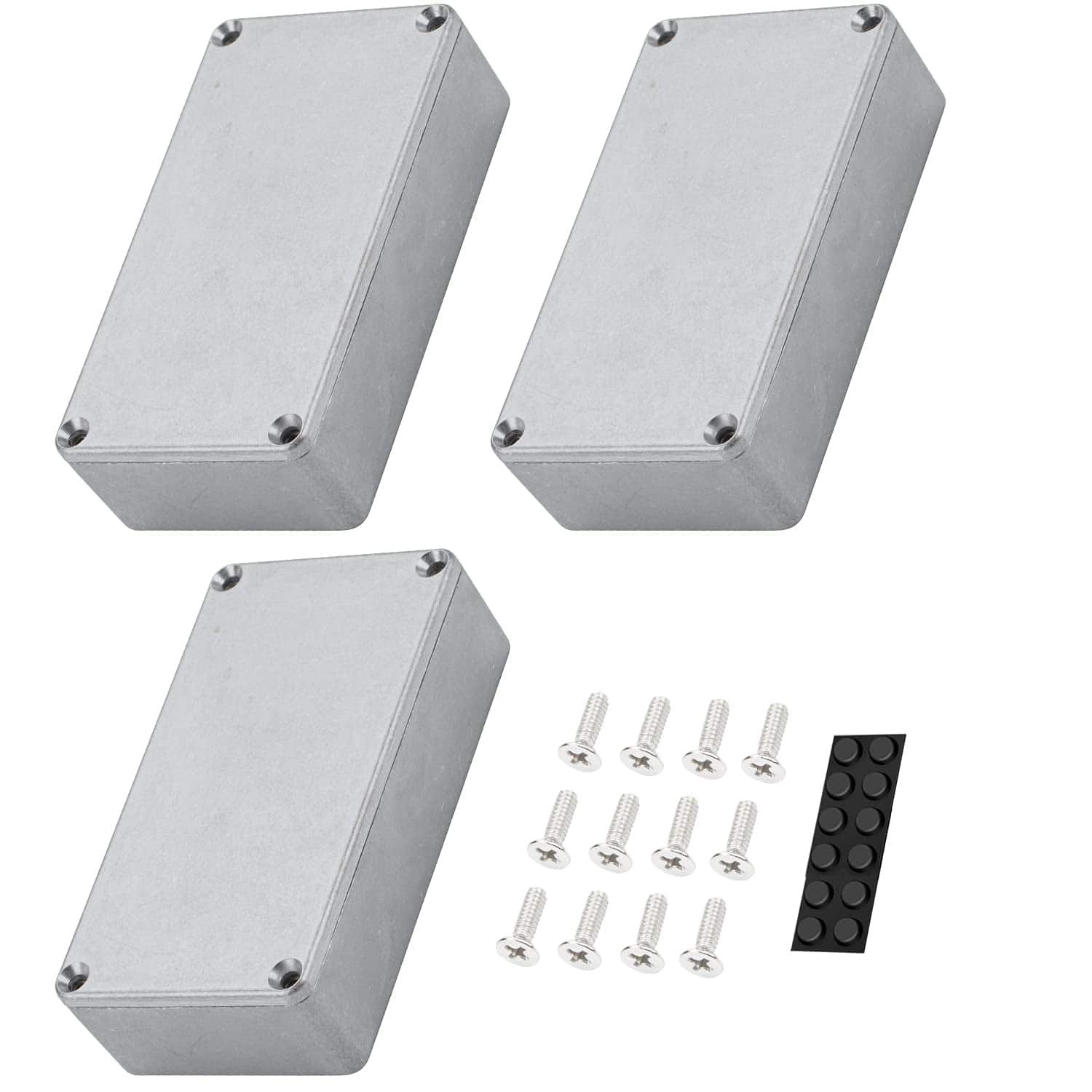 Caja de Efectos de Guitarra de Aluminio DaierTek 3pcs 125B
