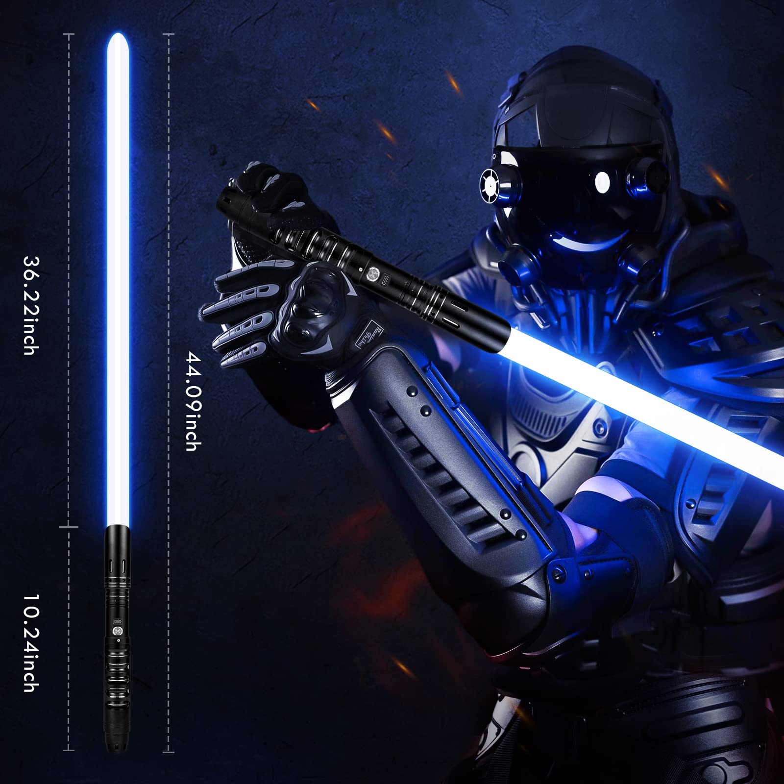 Sable de Luz Duélico, 15 Colores Cambiables con 12 Modos de - Imagen 5