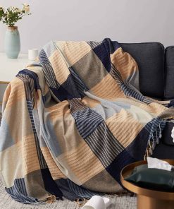 Mantas de Tiro Bohemias Ujoyen Chenilla Coloridas con