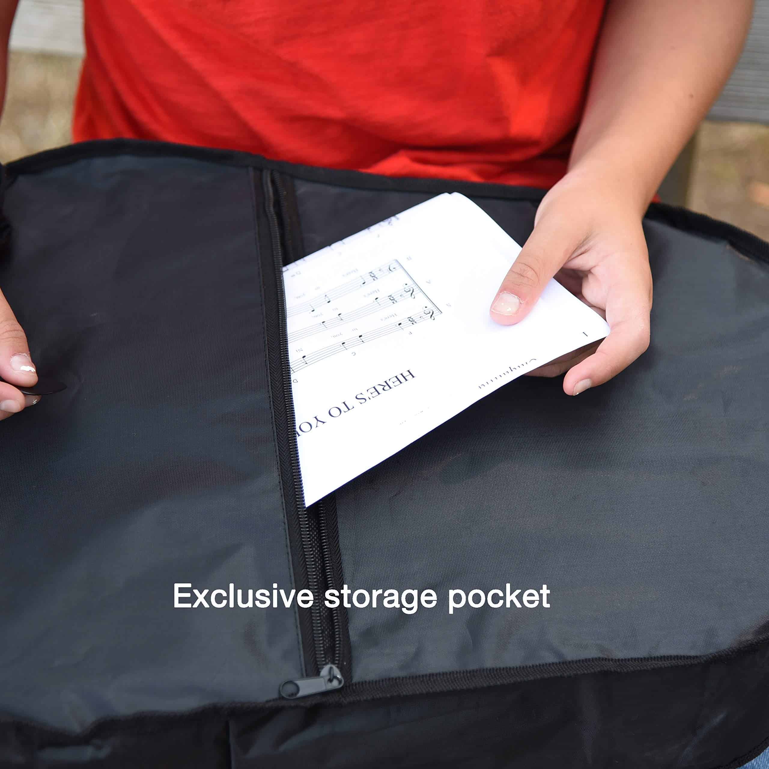 Guitarra de Madera de 38" con Estuche y Accesorios para - Imagen 6