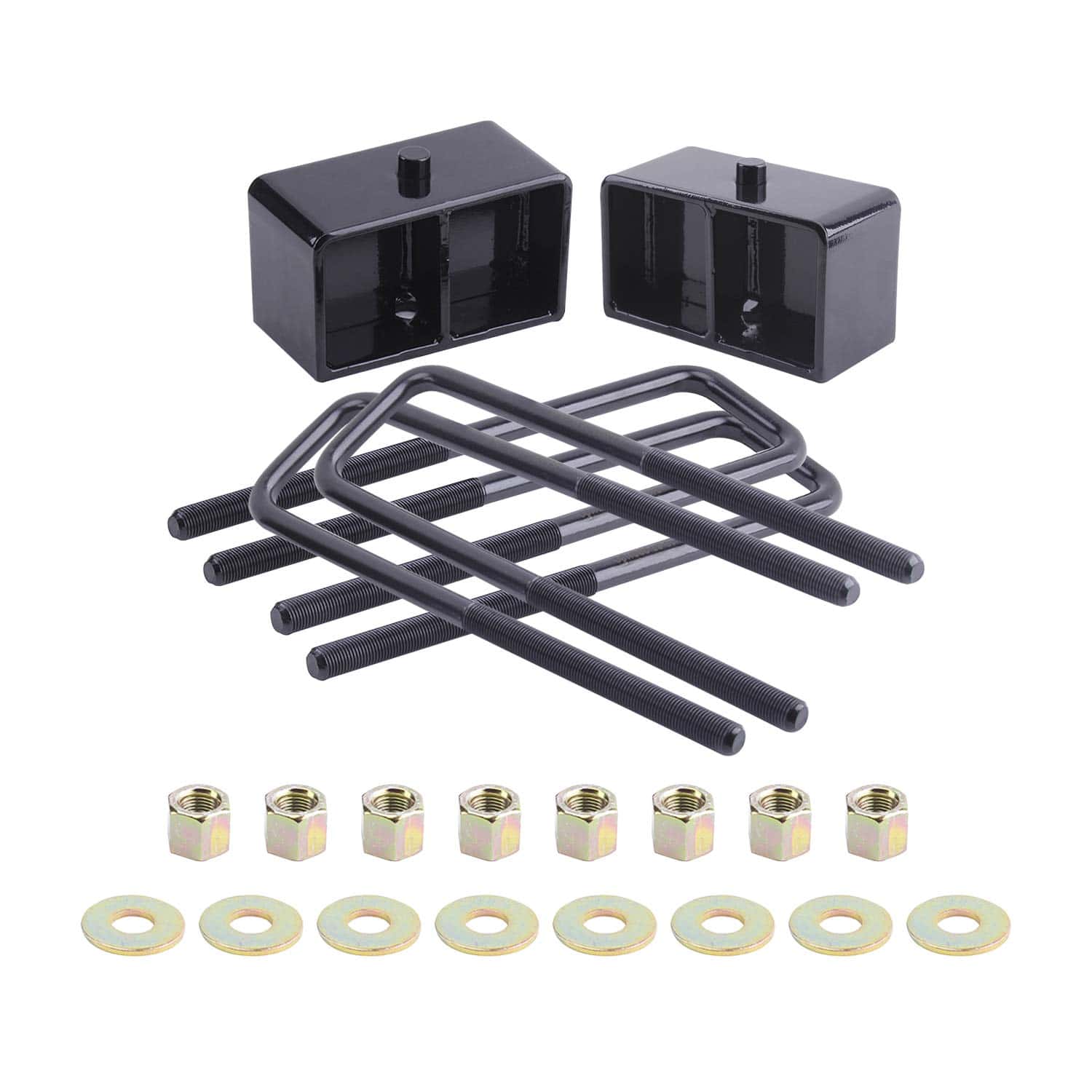 Bloque de elevación trasero de 3'' ZY WHEEL con U bolts