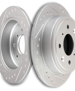 Discos de Freno Trasero SCITOO, 2 Piezas Kits de Frenos