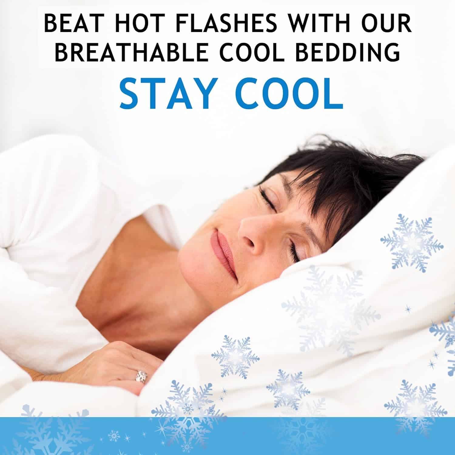 JOMO - Juegos de Sábanas de Refrigeración Tamaño Queen - - Imagen 5