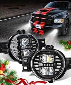 COWONE Luces LED antiniebla con DRL blanco compatibles con