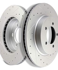 Discos de freno delanteros SCITOO, kit de frenos perforados