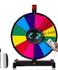 Ruleta de Premios Giratoria de Mesa de 12" Hooomyai con 12