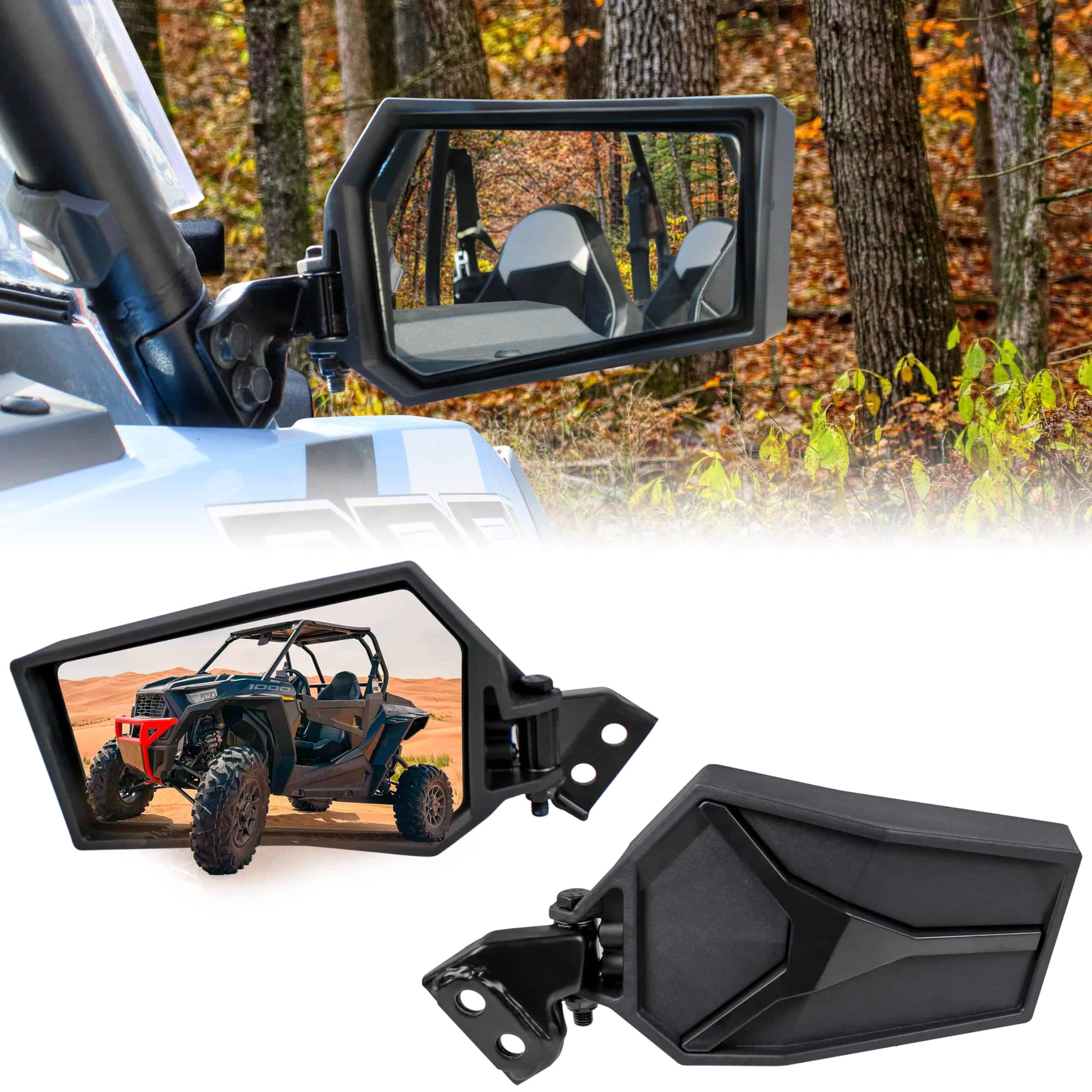Espejos laterales ajustables SAUTVS para Polaris RZR XP