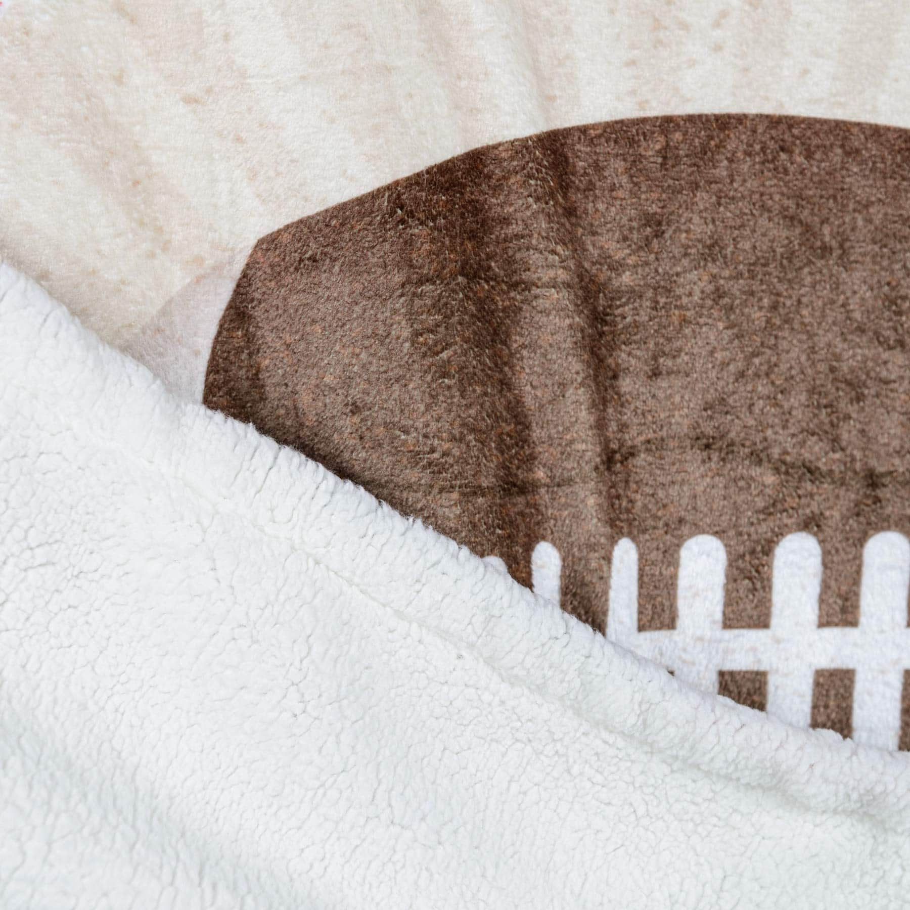 Manta de Franela y Sherpa de Doble Capa - -Football) - Imagen 4