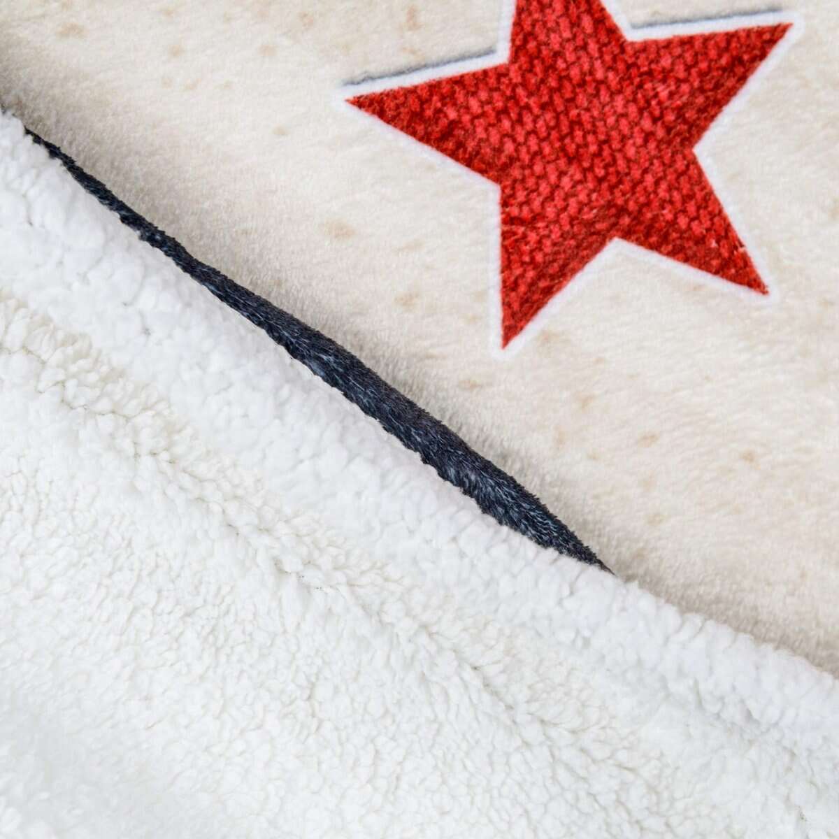 Manta de Franela y Sherpa de Doble Capa - -y Soccer) - Imagen 5