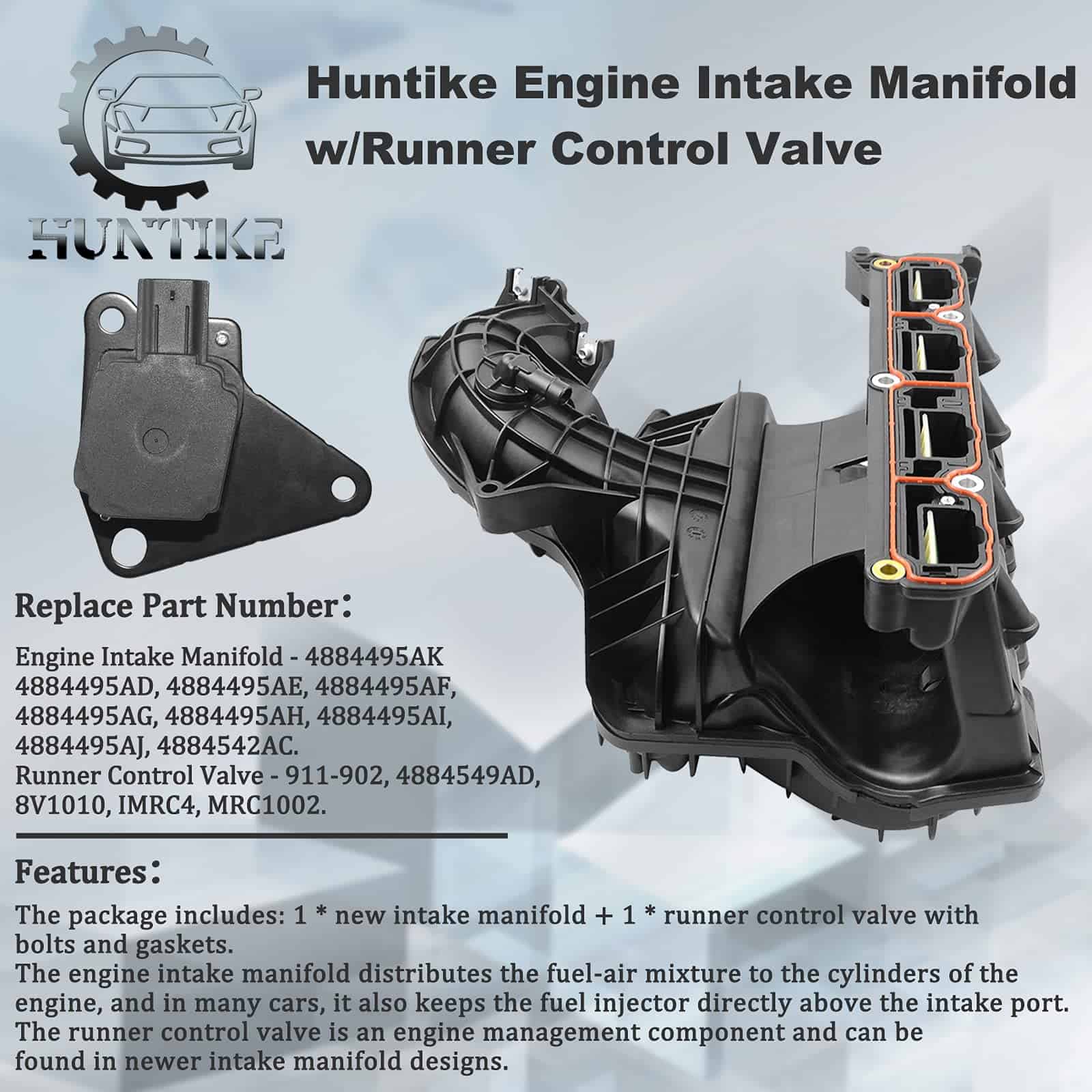 Colector de Admisión del Motor con Válvula de Control de - Imagen 4