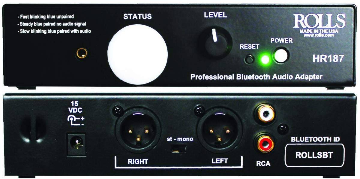 Convertidor de Audio Bluetooth Rolls HR187 DI Profesional