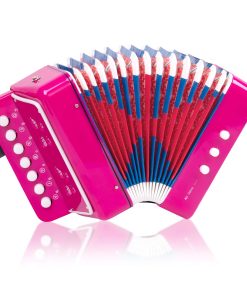 Acordeón de Botones, Caballo 10 Teclas Control Instrumento