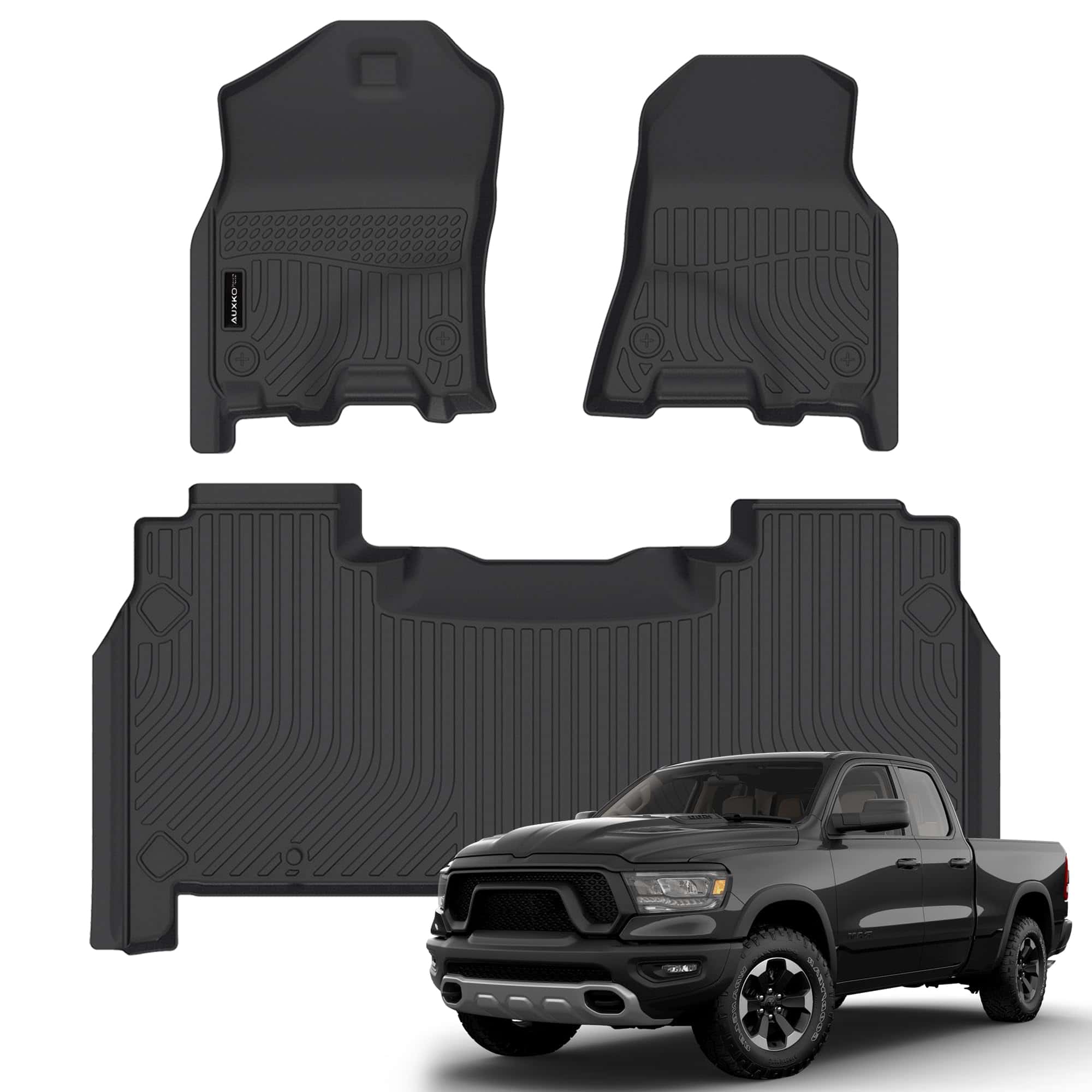 Tapetes para piso AUXKO para Dodge Ram 1500 Crew Cab