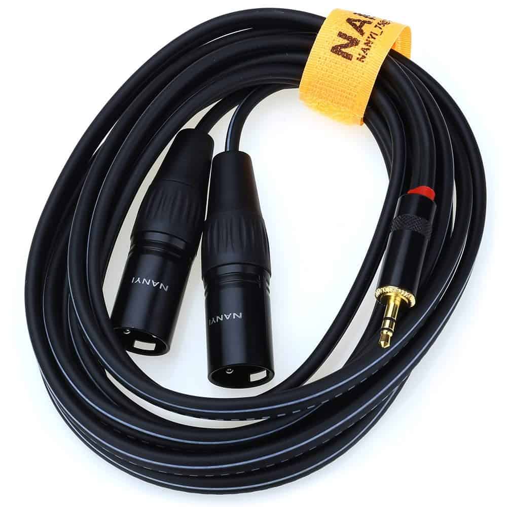 Cable Divisor de Micrófono XLR NANYI, Cables de Audio 3.5mm - Imagen 3