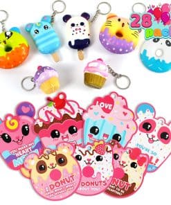 Paquete de 28 Juguetes Squishy de Postres JOYIN con