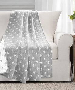 Manta de algodón jacquard con puntada de selección en tonos