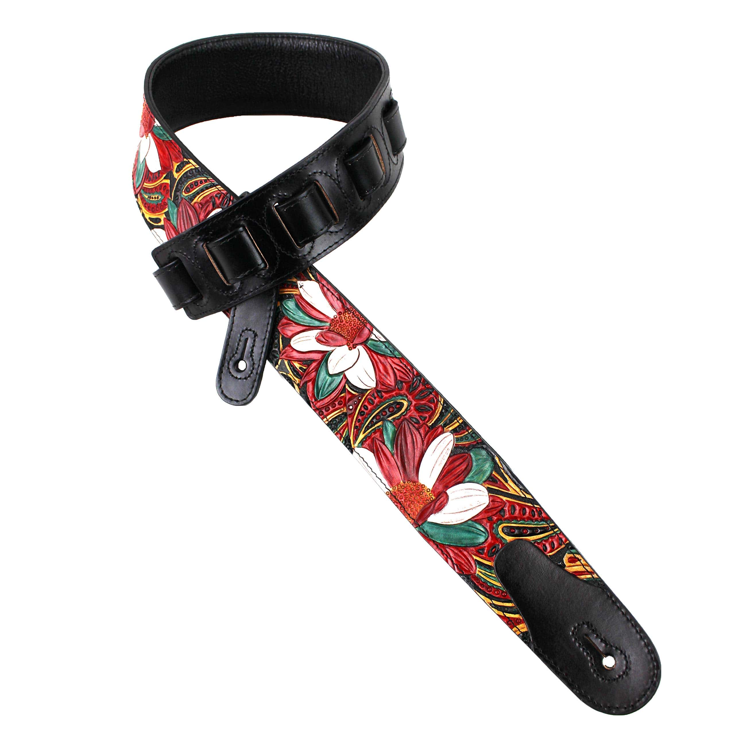 Correa de Guitarra de Cuero Tallado Walker And Williams