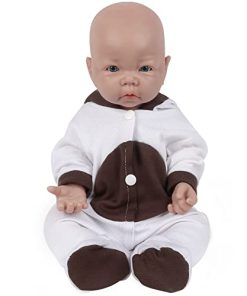 Muñeca bebé realista de silicona completa de 17 pulgadas