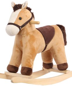 Caballito de Peluche, Caballo Mecedor Relleno Suave, Animal