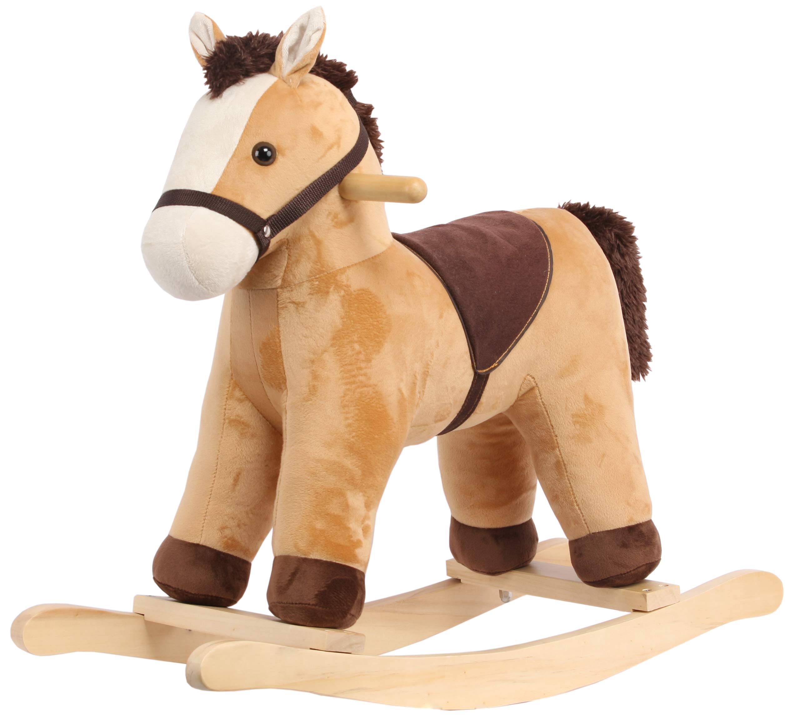 Caballito de Peluche, Caballo Mecedor Relleno Suave, Animal