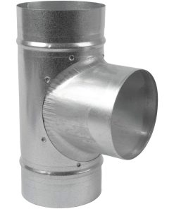 Conector en T de 4 Pulgadas para Manguera de Ventilación de
