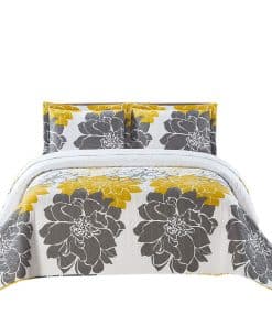 Set de Edredones Reversibles Royal Tradition Helena-Gris,