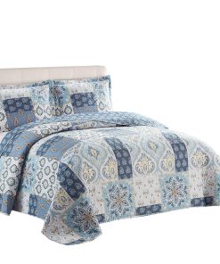 Juego de Colchas Reversibles Royal Tradition -Bellflower