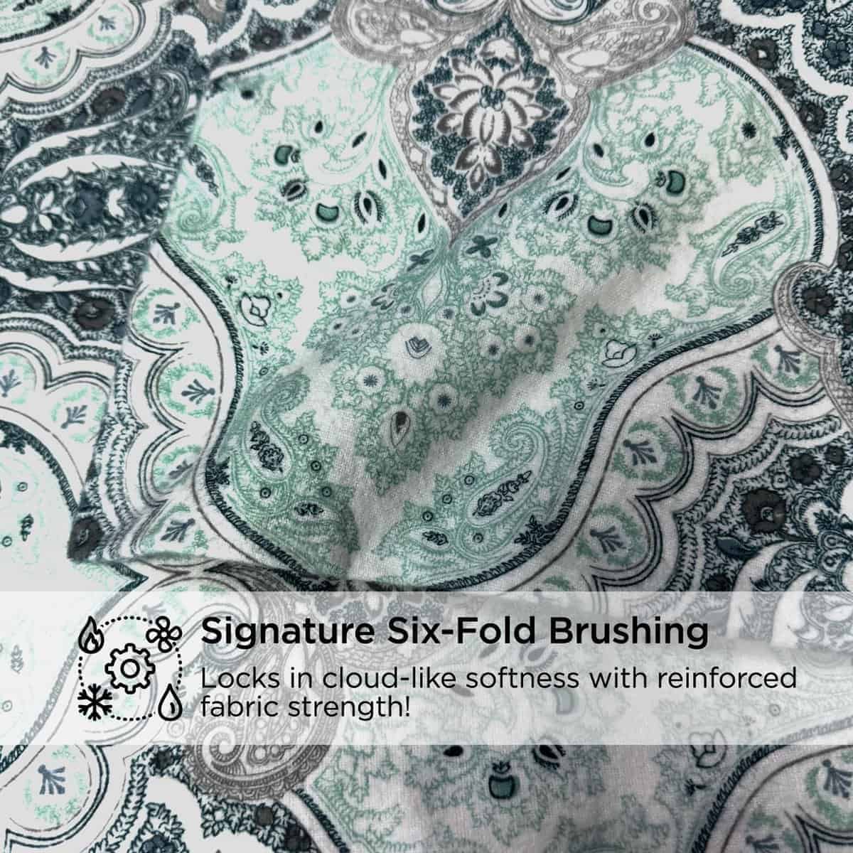 Juego de sábanas Briarwood Home Printed Flannel, 100% - Imagen 6