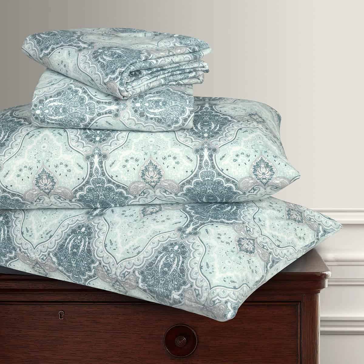 Juego de sábanas Briarwood Home Printed Flannel, 100%