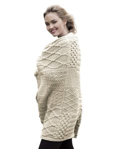 Manta de Lana de Merino 100% Irlandesa Hecha en Irlanda