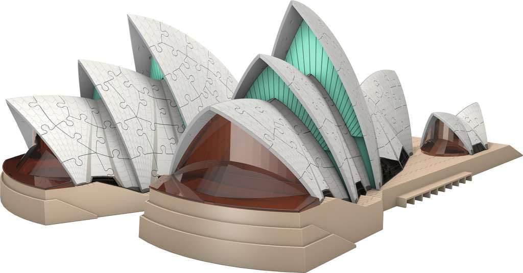 Rompecabezas 3D Ravensburger Sydney Opera House para Niños - Imagen 3