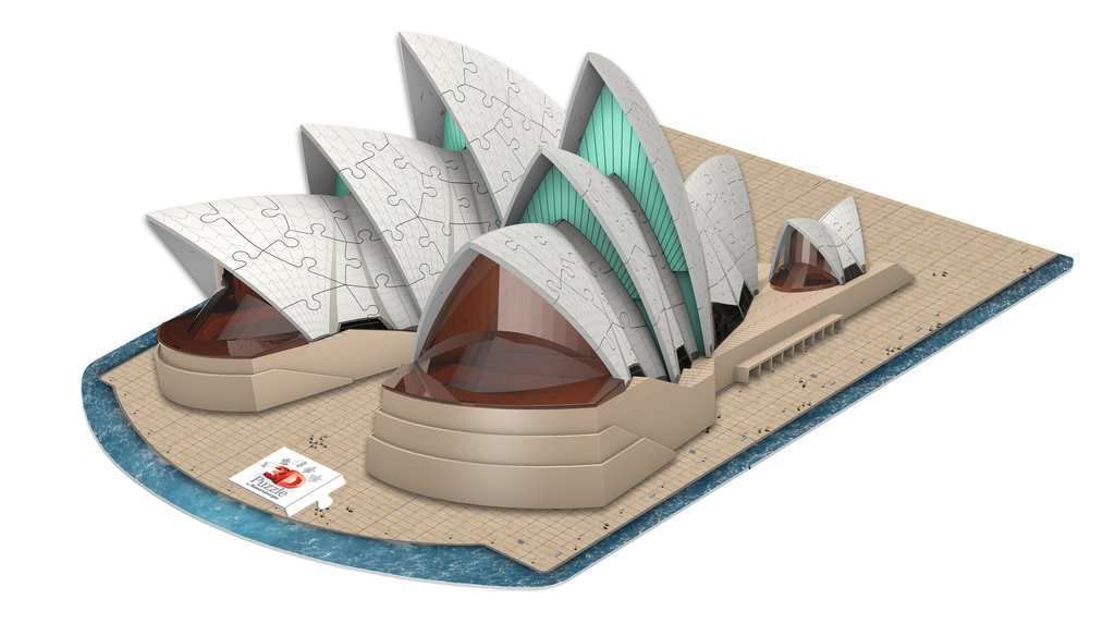 Rompecabezas 3D Ravensburger Sydney Opera House para Niños - Imagen 4