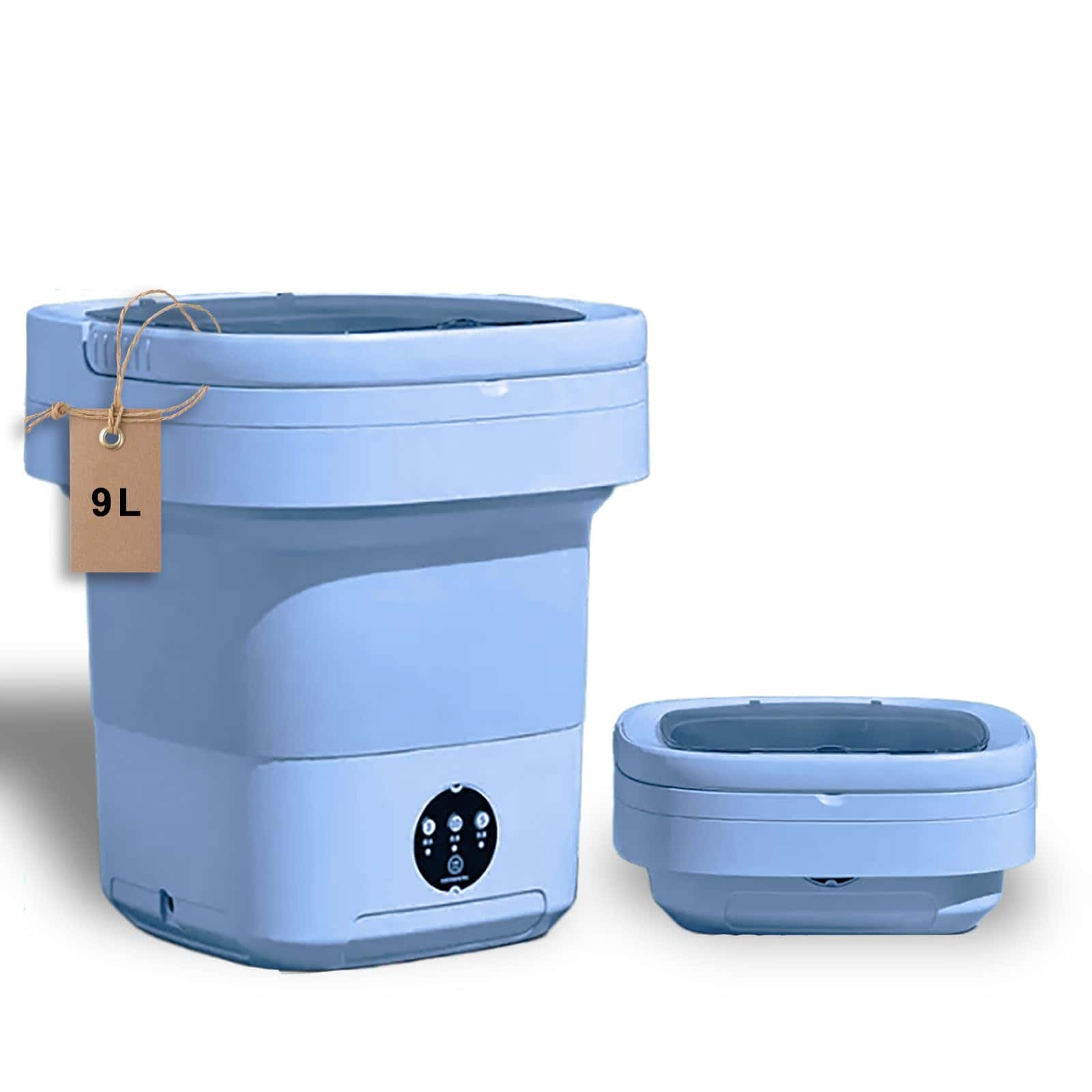 Lavadora Portátil, Capacidad Grande de 9L Lavadora Pequeña