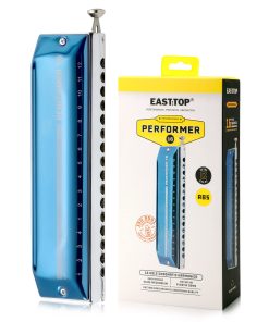 Armónica Cromática East top de 16 Agujeros 64 Tonos en Do,