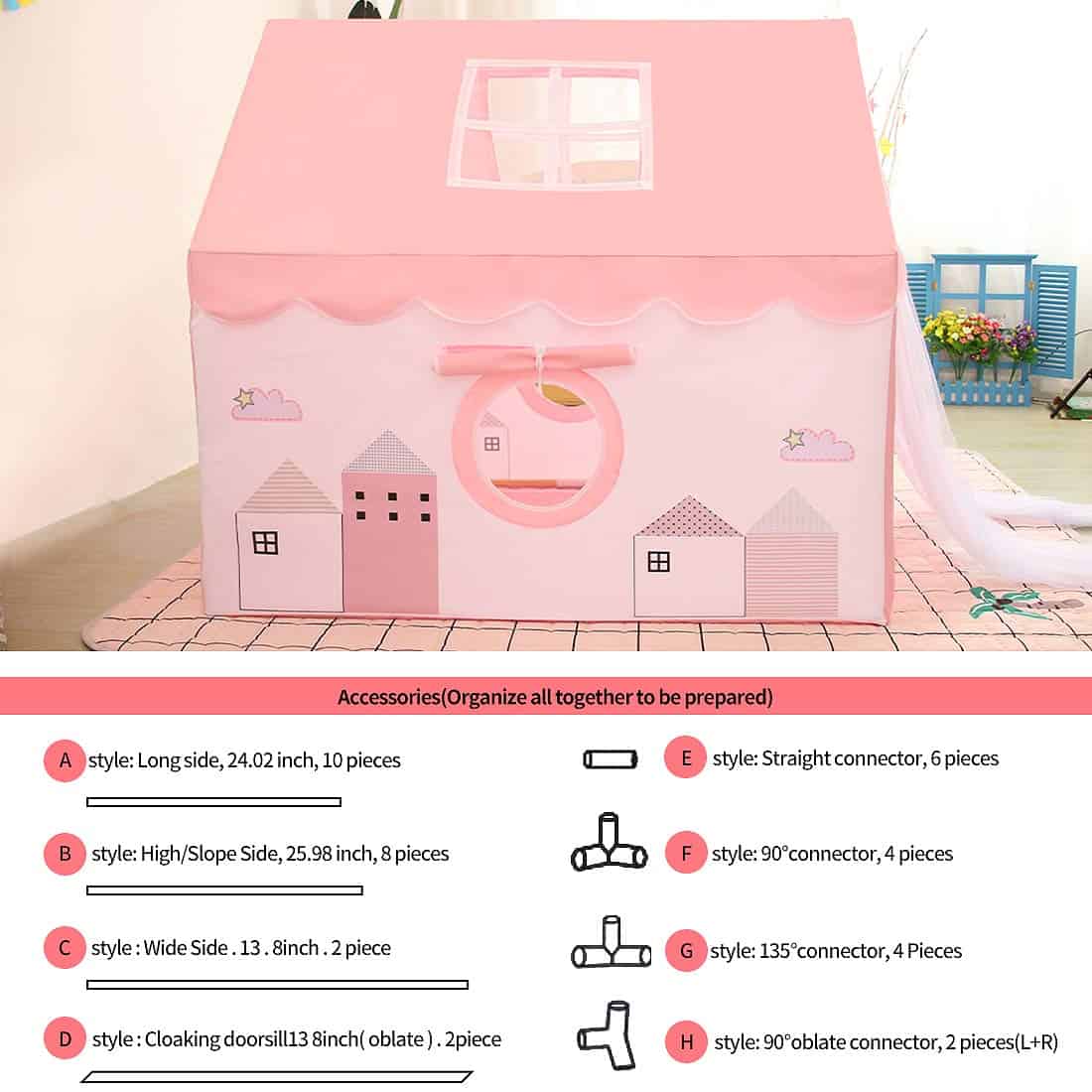 YOIKO Tiendas para Niños en Interiores Casitas de Juegos - Imagen 6