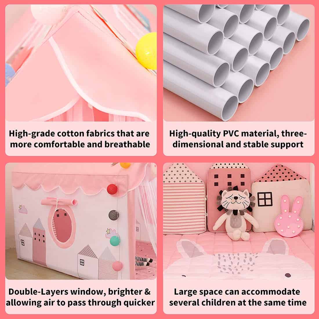 YOIKO Tiendas para Niños en Interiores Casitas de Juegos - Imagen 8