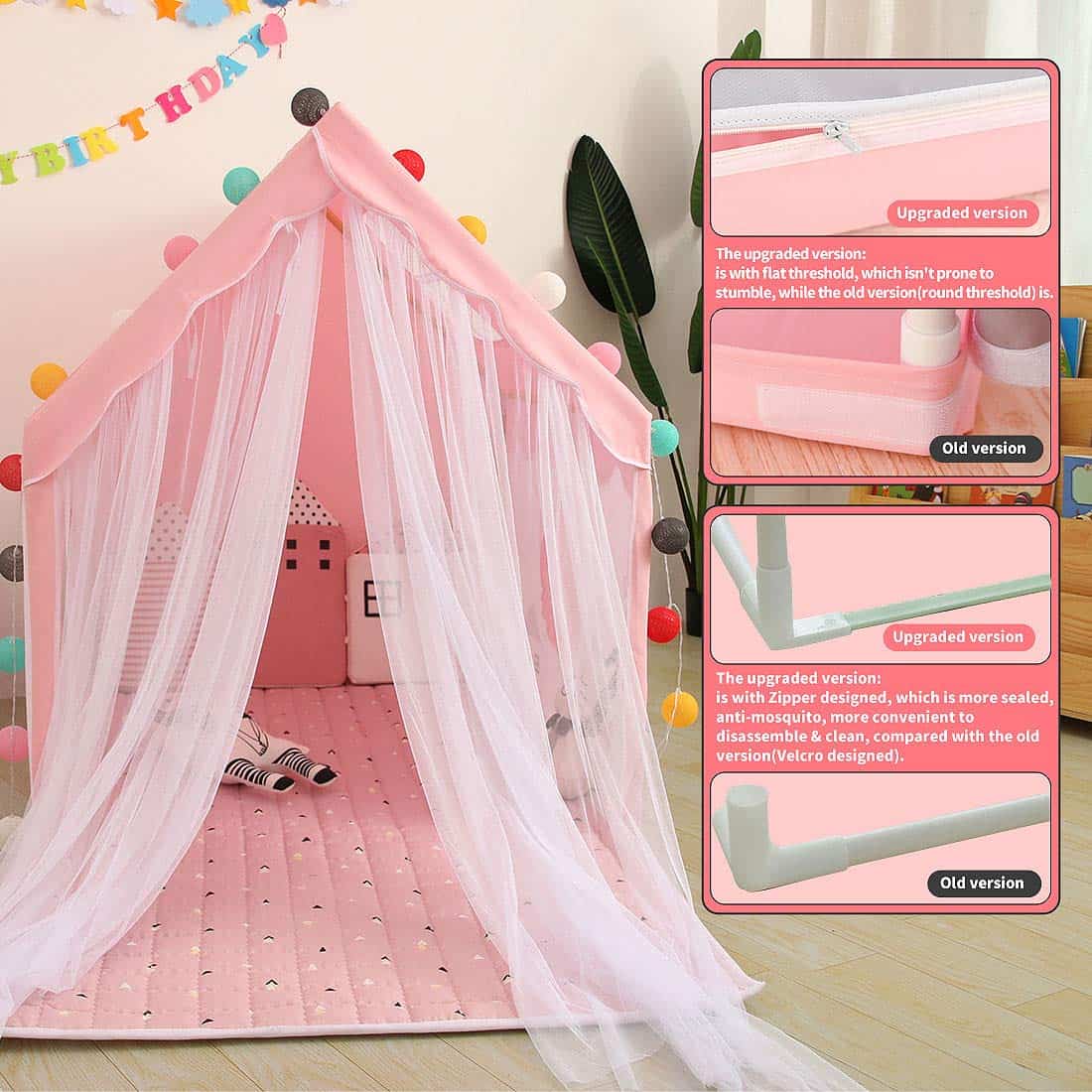 YOIKO Tiendas para Niños en Interiores Casitas de Juegos - Imagen 7