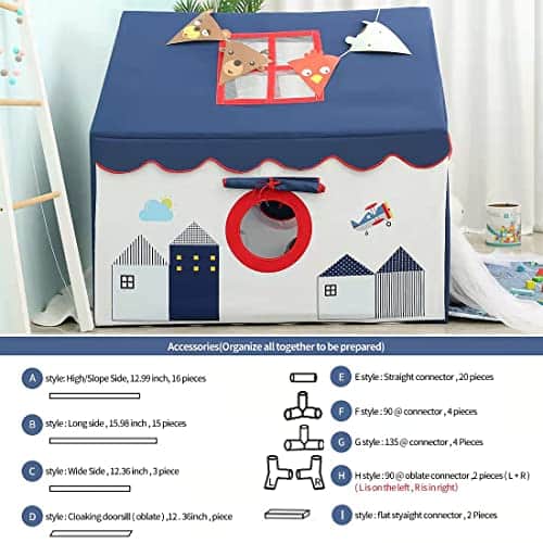 YOIKO Tiendas Infantiles para Interiores y Casitas de Juego - Imagen 6