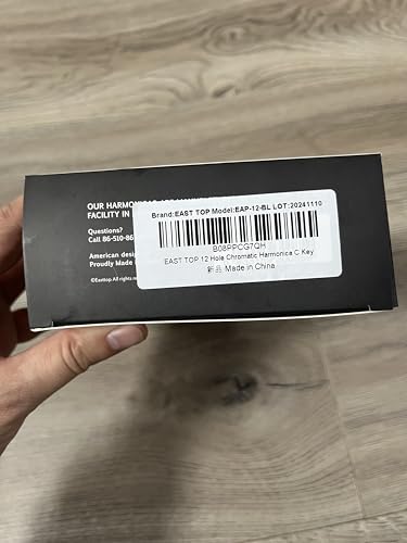 Armónica Cromática East Top, 12 Orificios 48 Tonos en Clave - Imagen 9