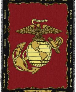 Cobija XL del Cuerpo de Marines de EE. UU. - Emblema -