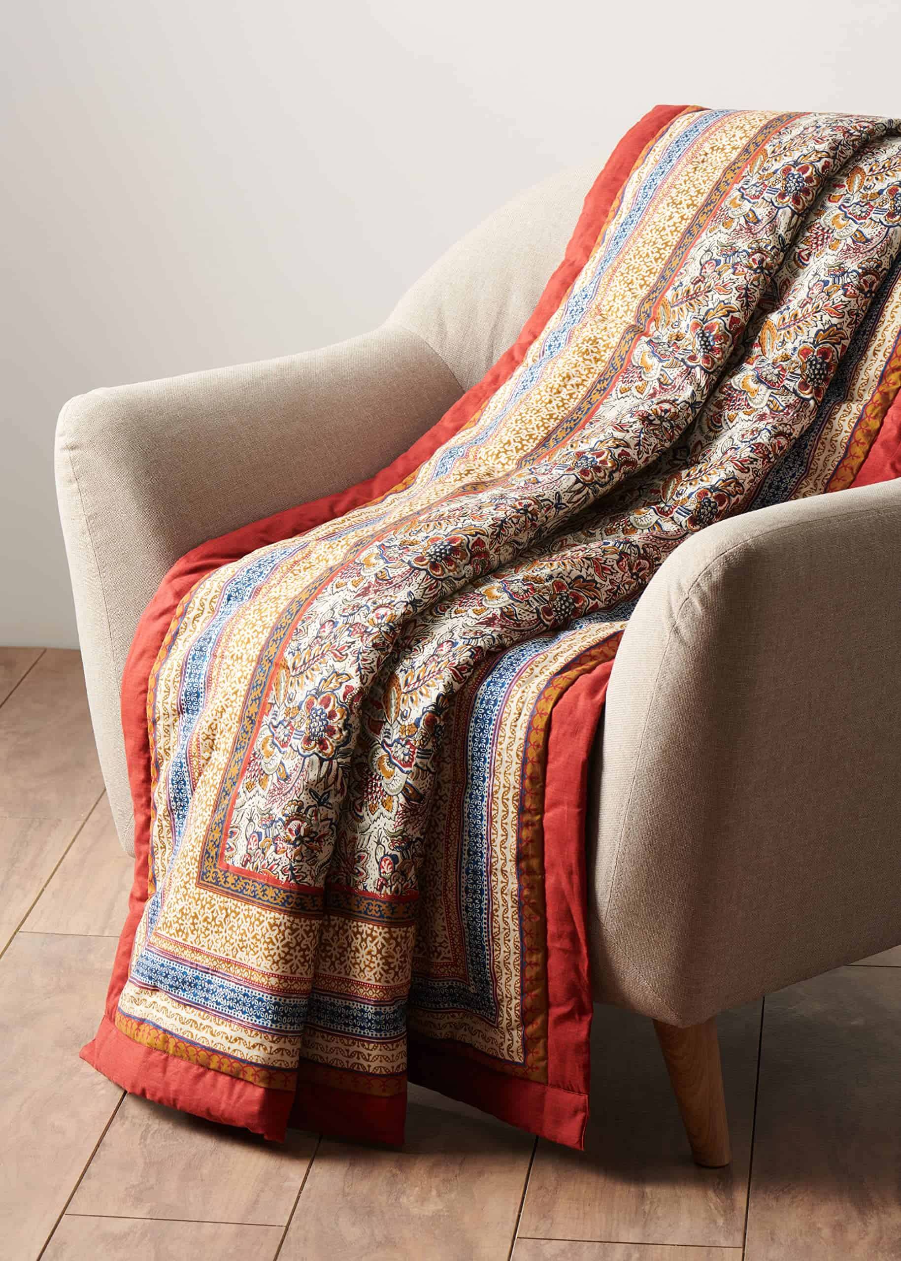 Manta de algodón Maison d' Hermine Jaipur de 50"x60" para - Imagen 7