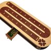 Tablero de Cribbage de Madera de PALM ROYAL HANDICRAFTS con