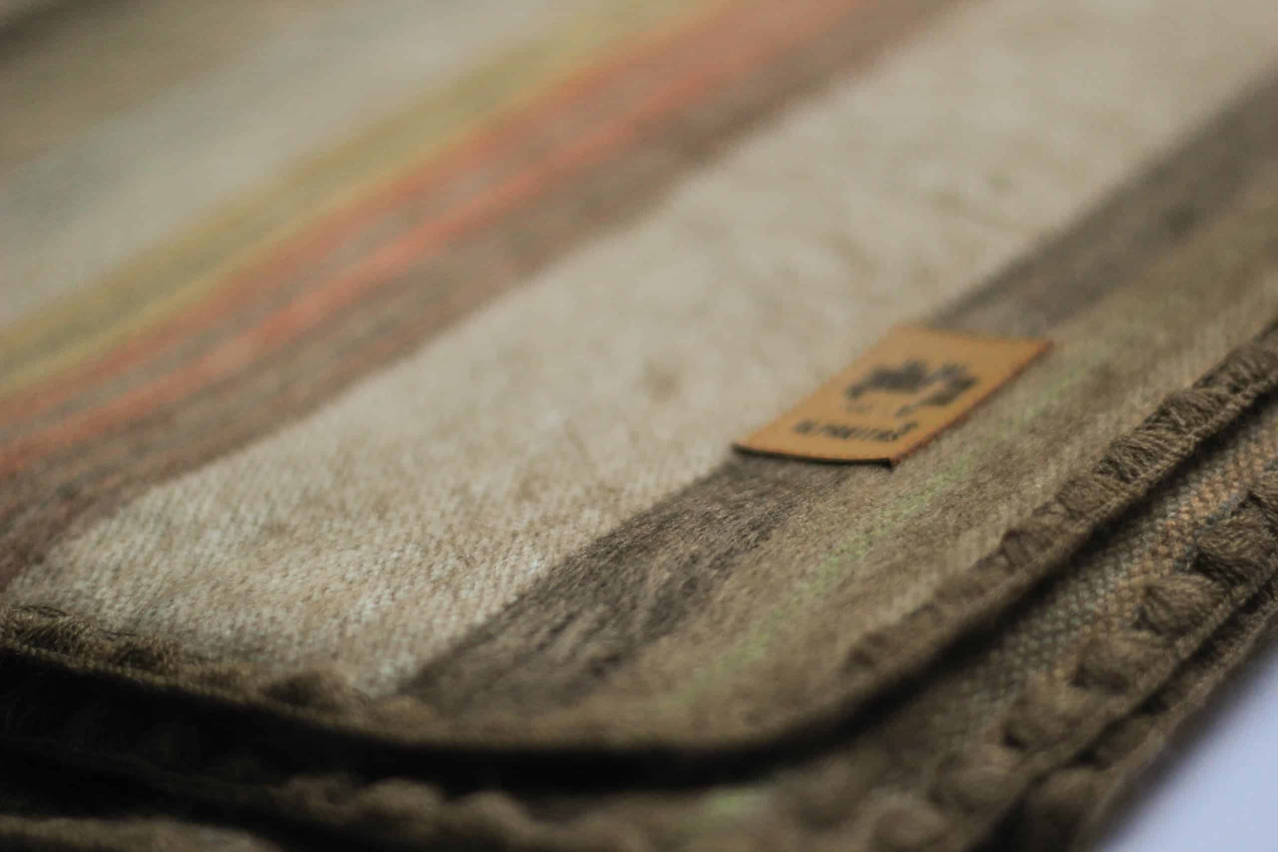 Manta de Lana de Alpaca - Manta de Cama tamaño Twin - Manta - Imagen 9