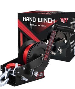 Malacate de Remolque de Barco TYT 3500LB con Correa Roja de