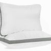 Juego de 2 Almohadas King Gusset Gris - 18 x 36 Almohadas