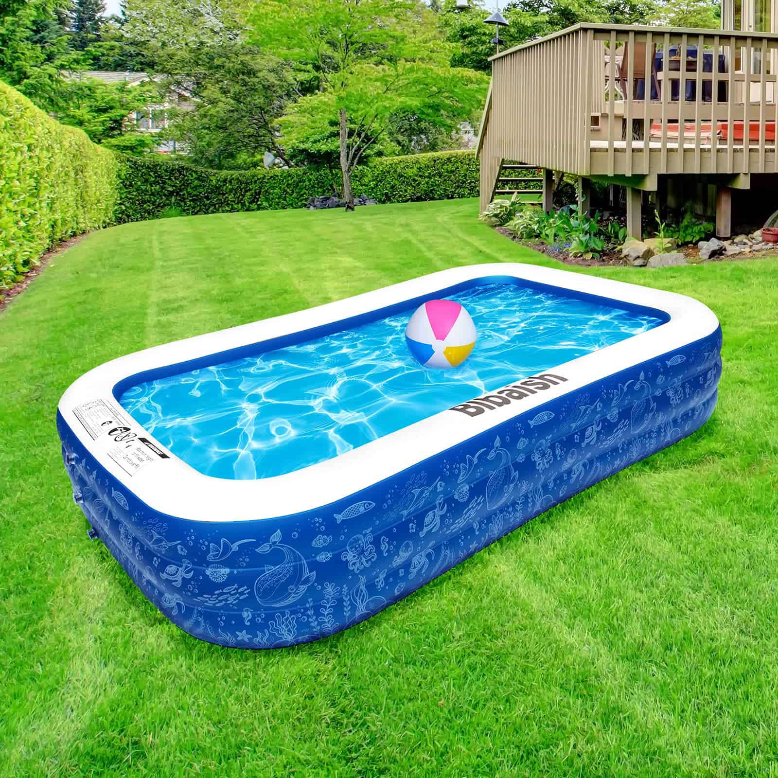 Piscina Inflable para Familia, Piscina Grande para Niños,